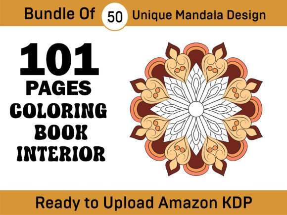 Download 101 Pages Mandala KDP Interior Vol-14 - Kdp interior Collection
