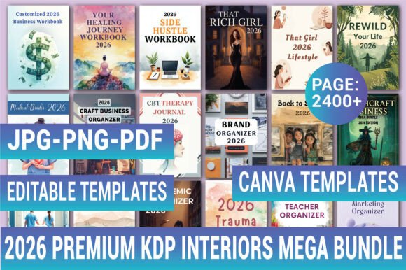 Download 2026 PREMIUM KDP INTERIORS MEGA BUNDLE - Kdp interior Collection