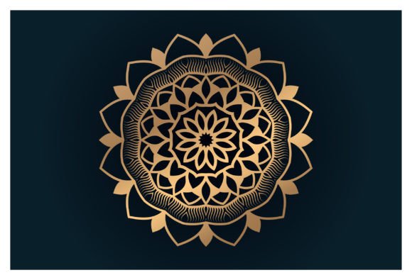 Download Golden Arabesque Pattern Arabic Design - Gold Collection