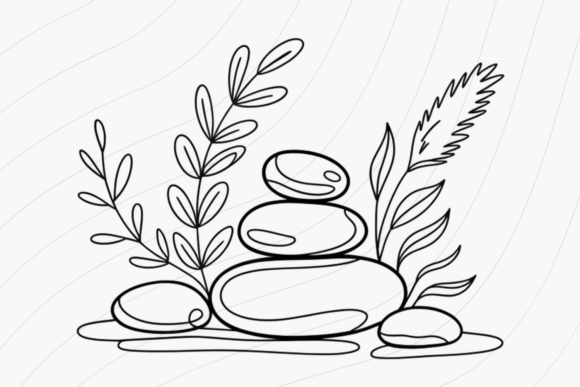Download Minimal Black White Meditation PNG - Meditation Collection