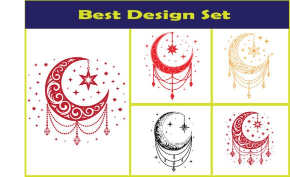 Download Moon Star Dreamcatcher SVG Bundle - Dreamcatcher svg Collection
