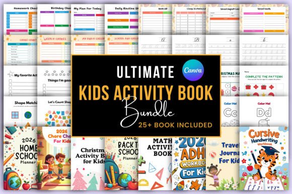 Download Ultimate Kids Activity Book KDP Interior - Kdp interior Collection