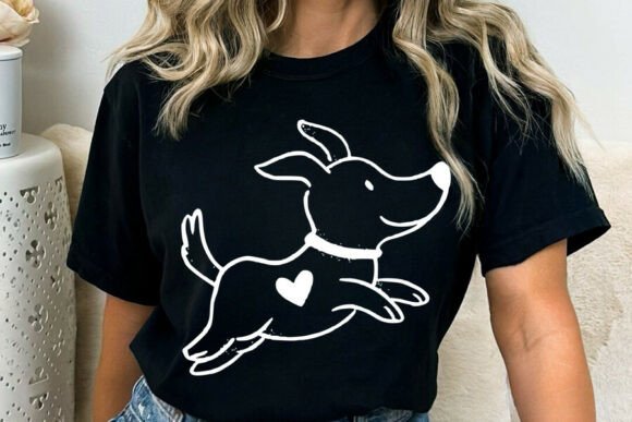 Download Cute Dog Black Silhouette SVG PNG, Dog S - Premium Resources
