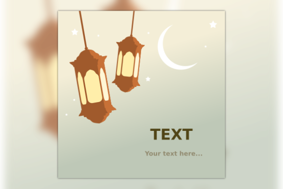 Download Arabian Lantern for Text Background - Arabian Collection