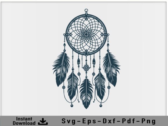 Download Dreamcatcher SVG Vector Silhouette File - Dreamcatcher svg Collection